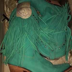 Liberty Black Fringe Boots